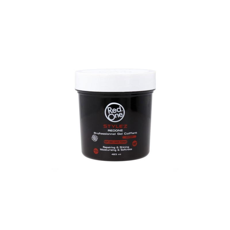 RED ONE - GEL FIJADOR STYLE'Z PROTEIN 483ML