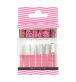 POLLIÉ - KIT 6 ACCESORIOS + 6 ESMERILADORES