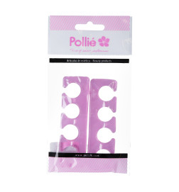 POLLIÉ - BOLSA DE 2 SEPARADEDOS PARA PEDICURA DE SILICONA