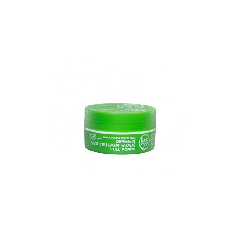 RED ONE - MATTE HAIR WAX GREEN 150ML RED ONE - MATTE HAIR WAX GREEN 150ML