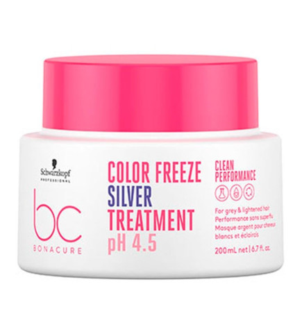 SCHWARZKOPF - BC CLEAN PERFORMANCE COLOR FREEZE SILVER TREATMENT PH 4.5 200ML