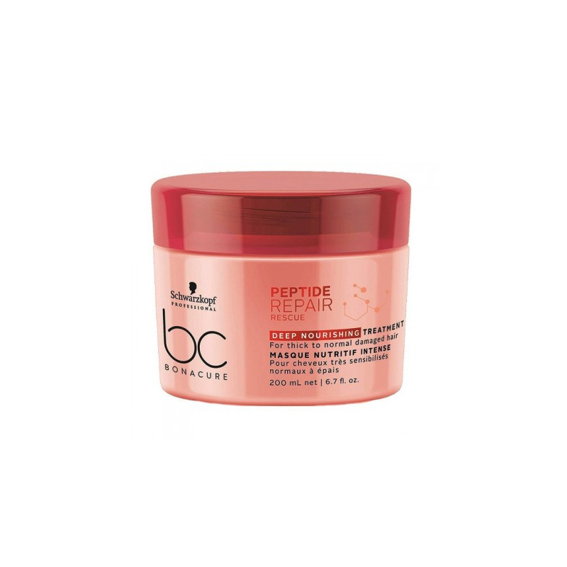 SCHWARZKOPF - BC PEPTIDE REPAIR RESCUE TRATAMIENTO NUTRITIVO INTENSO 200ML SCHWARZKOPF - BC PEPTIDE REPAIR RESCUE TRATAMIENTO NUTRITIVO INTENSO 200ML