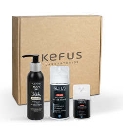 KEFUS - PACK RASURADO REFRESCANTE ANTIARRUGAS PARA HOMBRE