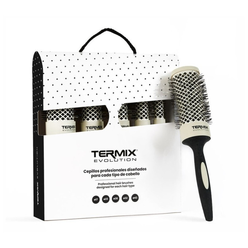 TERMIX - PACK DE  CEPILLOS REDONDOS EVOLUTION SOFT (5 UDS)