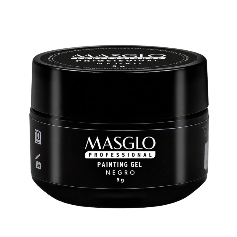 MASGLO - PAITING GEL NEGRO 5 G MASGLO - PAITING GEL NEGRO 5 G