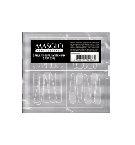 MASGLO - CÁNULAS DUAL SYSTEM CAJA X 96