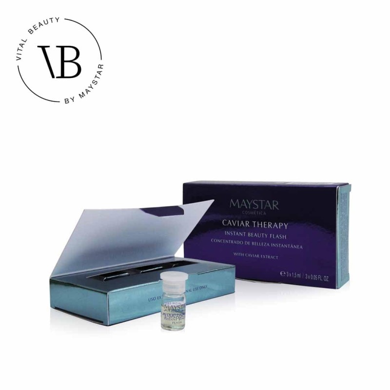 MAYSTAR CAVIAR THERAPY – INSTANT BEAUTY FLASH (AMPOLLAS) 3 x 1,5 ML MAYSTAR CAVIAR THERAPY – INSTANT BEAUTY FLASH (AMPOLLAS) 3 x 1,5 ML
